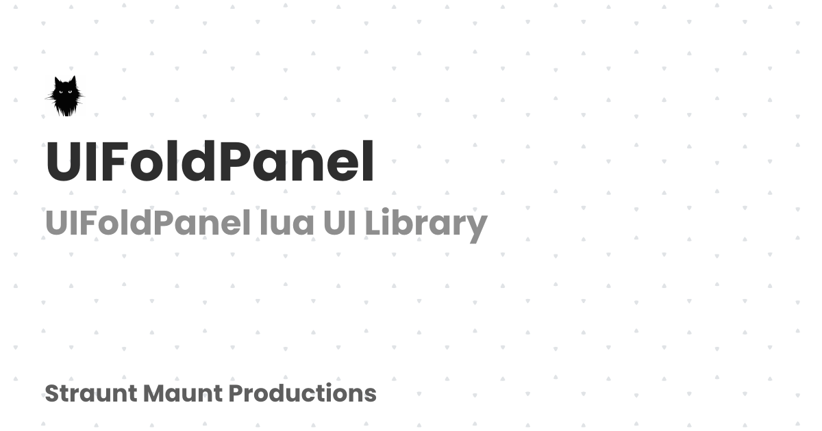 UIFoldPanel | Documentation