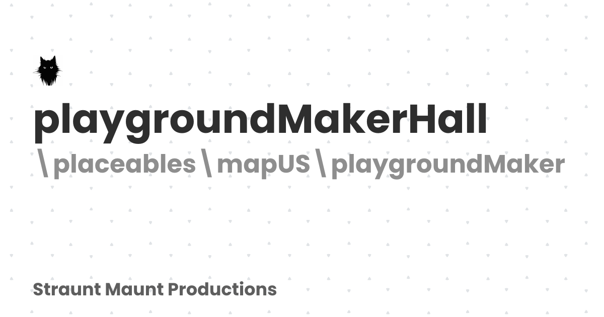 playgroundMakerHall | Documentation